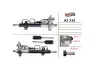 KI225 Рулевая рейка с ГП KIA CERATO 06-08, HYUNDAI ELANTRA 1.6-2.0D 06.00-07.06 MSG підбір по vin на Brocar