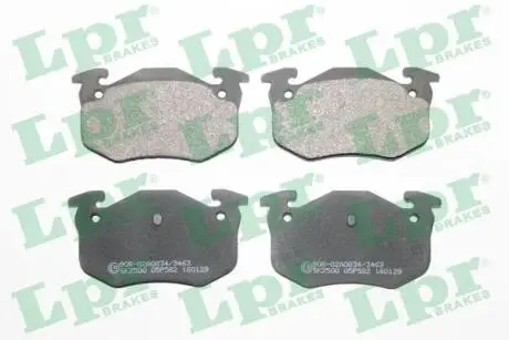 05P582 05P582 LPR - Гальмівні колодки до дисків (R) LPR подбор по vin на Brocar