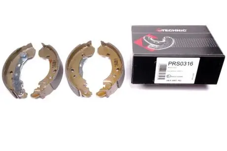 PRS0316 Тормозные колодки барабанные зад. Nissan Micra III,Note/Renault Clio III/Modus 1.2-1.6 11.04- PROTECHNIC подбор по vin на Brocar