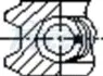 FR10500900 Кольца поршневые VW STD o̸81 1 cyl. FRECCIA підбір по vin на Brocar