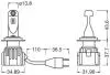 64210DWINT2HFB Комплект ламп LED H7/H18 12V 21W OSRAM LEDriving HL Intense 6000K/2000lm OSRAM підбір по vin на Brocar