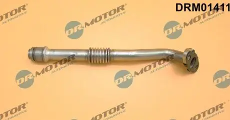 DRM01411 Трубка турбокомпрессора ДВЗ (чорний метал) DR.MOTOR підбір по vin на Brocar