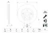 TARCZA HAM. SSANGYONG P. TIVOLI/XLV 1,2-1,6 15- 0 986 479 H05