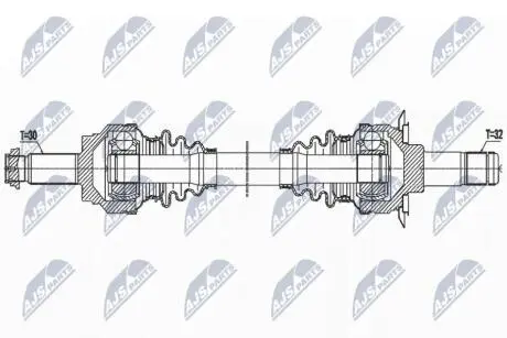 NPWBM162 ПОЛУОСЬ NTY підбір по vin на Brocar