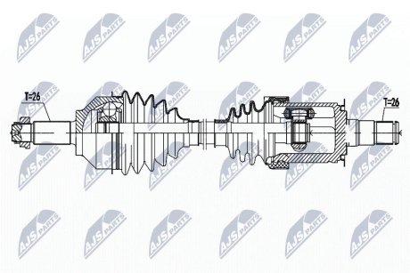 NPWBM161 Півосі NTY підбір по vin на Brocar