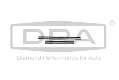 88530006602 Молдинг двери (комплект 4 шт) Skoda Fabia (00-08) (88530006602) DPA DPA подбор по vin на Brocar