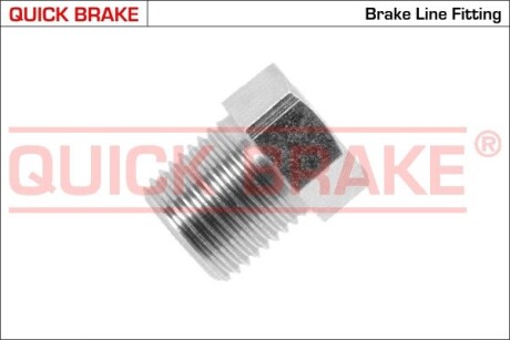 PA Соединитель трубки тормозной (7/16''x24/12x15.5/d=6.5) QUICK BRAKE підбір по vin на Brocar