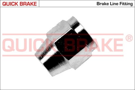 KX Соединитель трубки тормозной (3/8'x24/12x16.0/d=5.0) QUICK BRAKE підбір по vin на Brocar