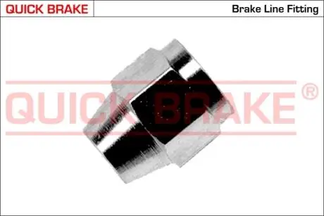 KX Соединитель трубки тормозной (3/8&#039;x24/12x16.0/d=5.0) QUICK BRAKE підбір по vin на Brocar