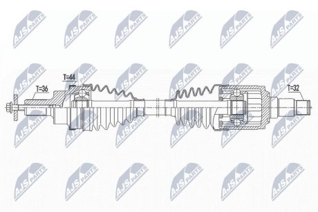 NPWVV141 Півосі NTY підбір по vin на Brocar