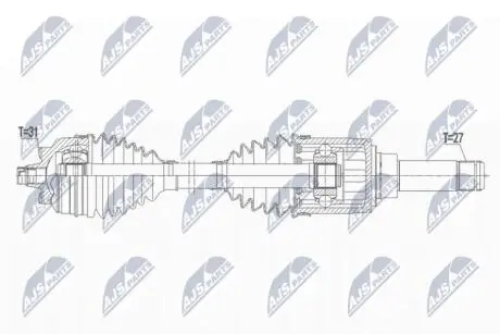 NPWBM165 Півосі NTY підбір по vin на Brocar