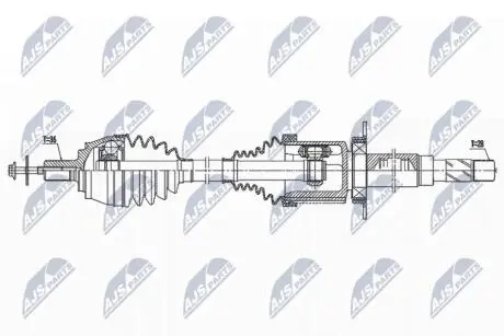 NPWVV140 Півосі NTY підбір по vin на Brocar