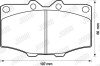 572178J Тормозные колодки передние Toyota 4Runner, Hi-Lux, Land Cruiser JURID підбір по vin на Brocar