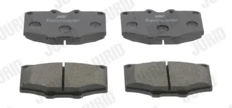 572178J Тормозные колодки передние Toyota 4Runner, Hi-Lux, Land Cruiser JURID підбір по vin на Brocar