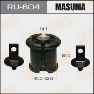 RU604 Сайлентблок заднього нижнього важеля Honda CR-V (01-06) (RU604) MASUMA MASUMA підбір по vin на Brocar