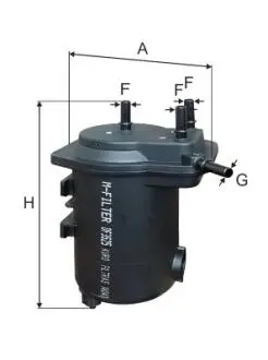 DF3525 Фільтр паливний Megane/Scenic 1.5dCi 02- M-FILTER підбір по vin на Brocar