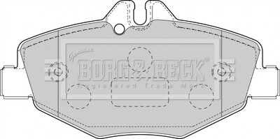 BBP1796 BBP1796 BORG & BECK - Гальмівні колодки до дисків BORG&BECK подбор по vin на Brocar