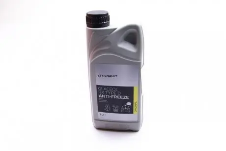 7711428132 Антифриз (зеленый) (1L) (-70°C) Renault Glaceol RX Type D (концетрат) RENAULT подбор по vin на Brocar