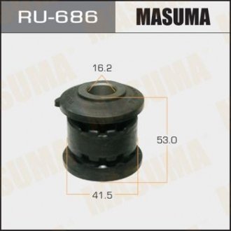 RU686 Сайлентблок переднього нижнього важеля передній Mazda CX5 (11-), 3 (13-), 6 (12-) (RU686) MASUMA MASUMA підбір по vin на Brocar