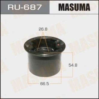 RU687 Сайлентблок переднего нижнего рычага задний Mazda CX5 (11-), 3 (13-), 6 (12-) (RU687) MASUMA MASUMA підбір по vin на Brocar