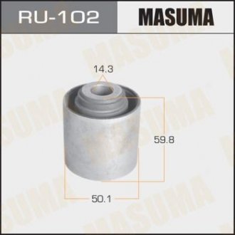 RU102 Сайлентблок заднього поздовжнього важеля Nissan Pathfinder (-05) (RU102) MASUMA MASUMA підбір по vin на Brocar