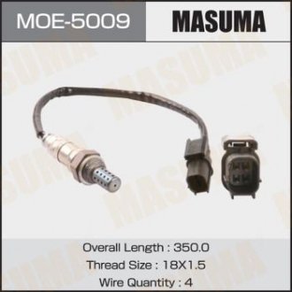 MOE5009 Датчик кислорода (лямбда-зонд) (MOE5009) MASUMA MASUMA підбір по vin на Brocar