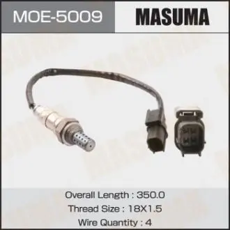MOE5009 Датчик кисню (лямбда-зонд) Honda Accord 2.0, Civic 1.8, CR-V 2.0 (07-) задній (MOE-5009) MASUMA MASUMA підбір по vin на Brocar