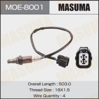 MOE8001 Датчик кисню (лямбда-зонд) (MOE8001) MASUMA MASUMA підбір по vin на Brocar