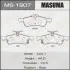 MS1907 Колодка тормозная (MS1907) MASUMA MASUMA підбір по vin на Brocar