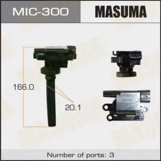 MIC300 Котушка запалювання (MIC300) MASUMA MASUMA підбір по vin на Brocar