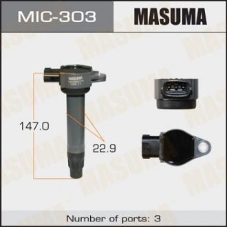 MIC303 Котушка запалювання (MIC303) MASUMA MASUMA підбір по vin на Brocar
