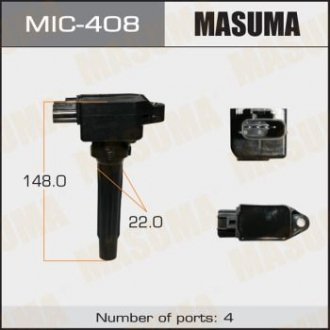 MIC408 Катушка зажигания (MIC408) MASUMA MASUMA подбор по vin на Brocar