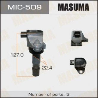 MIC509 Катушка зажигания (MIC509) MASUMA MASUMA підбір по vin на Brocar