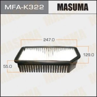 MFAK322 Фильтр воздушный (MFAK322) MASUMA MASUMA підбір по vin на Brocar