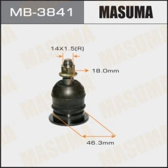MB3841 Опора шаровая (MB3841) MASUMA MASUMA підбір по vin на Brocar