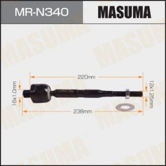 MRN340 Тяга рулевая (MRN340) MASUMA MASUMA підбір по vin на Brocar