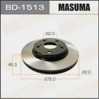 BD1513 Диск тормозной (Кратно 2 шт) MASUMA подбор по vin на Brocar