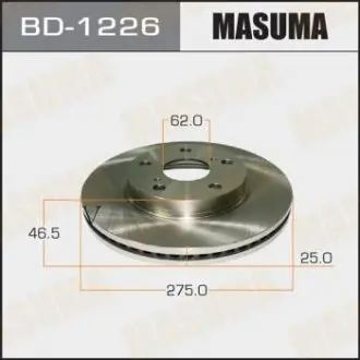 BD1226 Диск гальмівний (Кратно 2 шт) MASUMA підбір по vin на Brocar