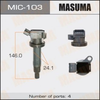 MIC103 Катушка зажигания (MIC103) MASUMA MASUMA подбор по vin на Brocar