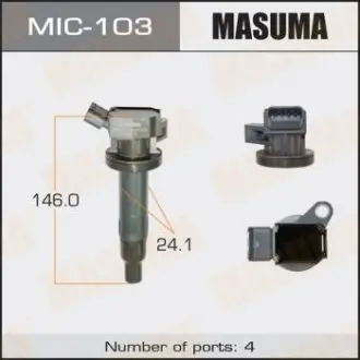 MIC103 Котушка запалювання (MIC103) MASUMA MASUMA підбір по vin на Brocar