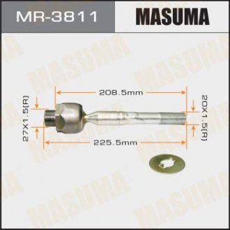 MR3811 Тяга рулевая (MR3811) MASUMA MASUMA подбор по vin на Brocar