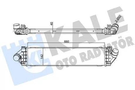 347000 Інтеркулер C-Max,Focus II,III,Galaxy,Kuga I,II,Mondeo IV,S-Max 1.6/2.0TDCi,Volvo S60 II,S80II,V70 III KALE OTO RADYATOR підбір по vin на Brocar