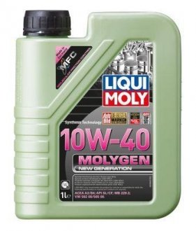 9955 Масло моторное Molygen New Generation 10W-40 1Л LIQUI MOLY подбор по vin на Brocar