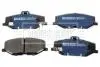 BBP2879 Тормозные колодки дисковые BORG&BECK підбір по vin на Brocar