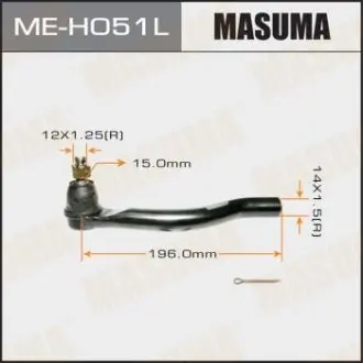 MEH051L Деталь MASUMA підбір по vin на Brocar