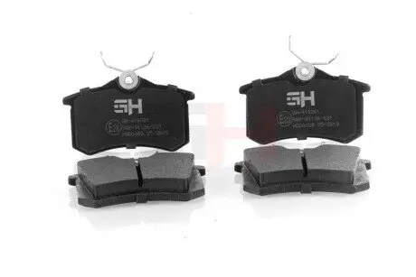 GH419970 К-кт зад. гальм. колодок Peugeot 405/Renault Megane CC III (EZ0/1) 10-/VW Golf/Skoda Octavia/Passat GH-PARTS підбір по vin на Brocar