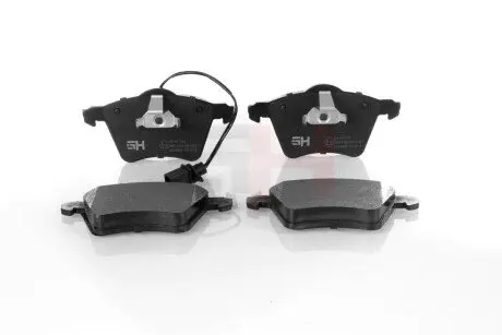 GH411010 Гальмівні колодки дискові перед. Ford Galaxy/Seat Alhambra/VW Sharan, (1.8-2.8), 95-10 GH-PARTS підбір по vin на Brocar