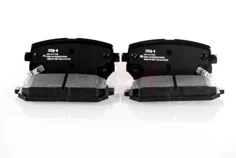 GH411723 Тормозные колодки дисковые зад. Kia Carens III (FG) 06-/Hyundai IX35 2.0CRDi 10- GH-PARTS подбор по vin на Brocar