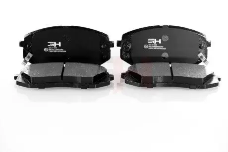 GH411325 К-кт перед. гальм. колодок Kia Sportage 2.0CRDi 08-/Hyundai IX35/IX40 11- GH-PARTS подбор по vin на Brocar