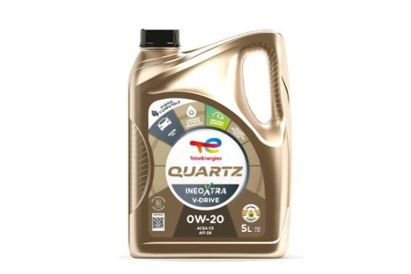 0W20QIXVD5L Масло QUARTZ INEO XTRA V-DRIVE 0W-20 (5Л) TOTAL подбор по vin на Brocar